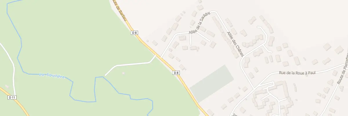 Plan du 20 Rte de Barlieu à Vailly-sur-Sauldre
