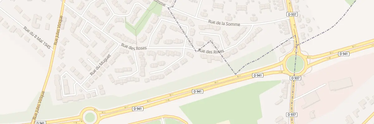 Plan du 1 Rue des Jonquilles à Verquin