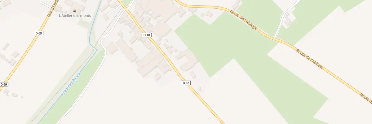 Plan du 343 Rue du Mont des Cats à Godewaersvelde