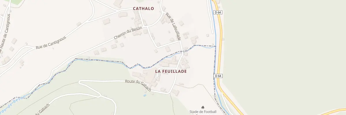 Plan du 5107 La Feuillade à Verreries-de-Moussans