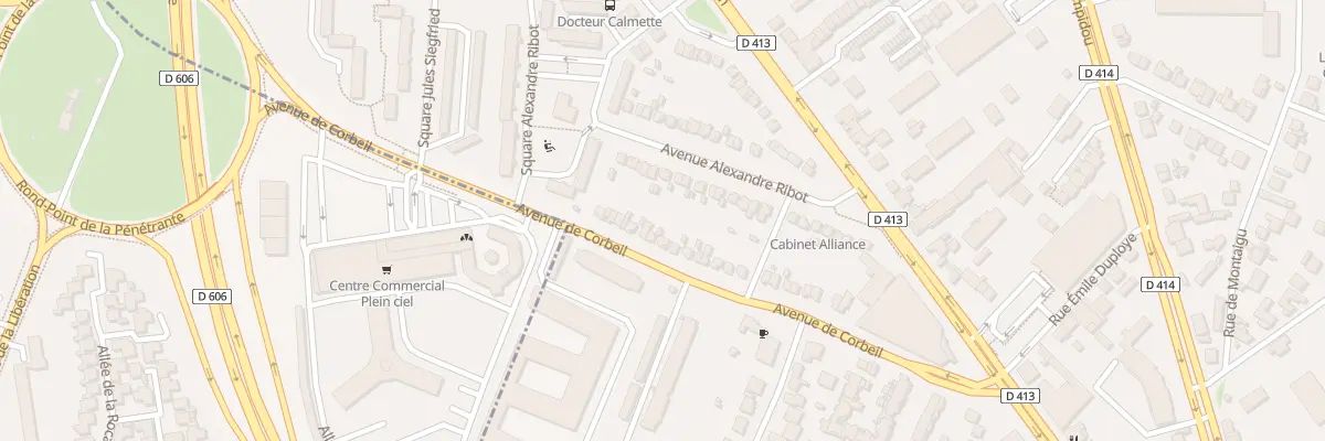 Plan du 42 Av de Corbeil à Melun