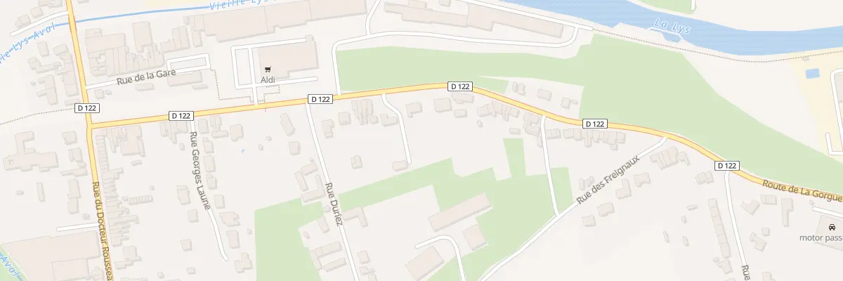 Plan du 54 Rue de la Gorgue à Merville