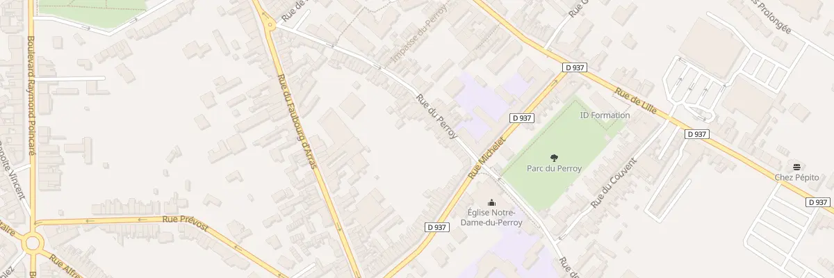 Plan du 214 Rue du Perroy à Béthune