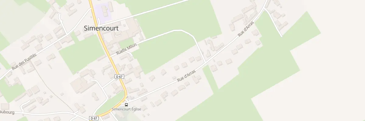 Plan du 7B Rue d’Arras à Simencourt