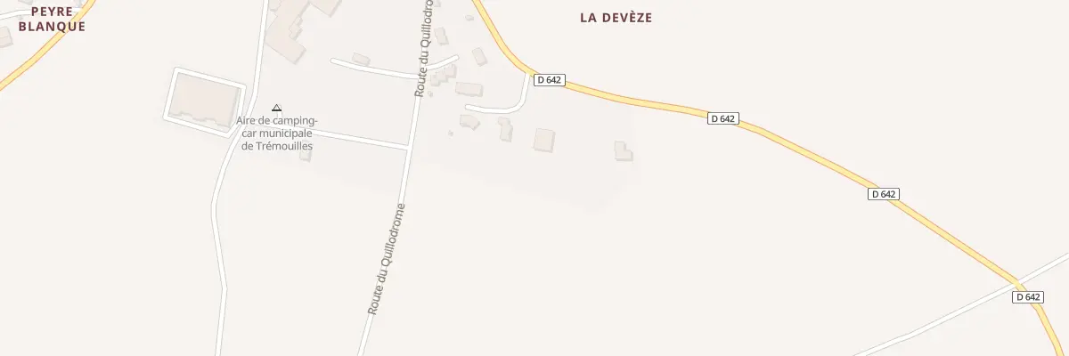 Plan du 60903 Les Landes à Trémouilles