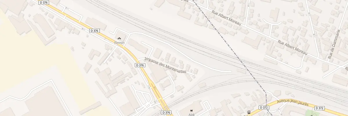 Plan du 95 Che des Montenailles à Dammarie-les-Lys