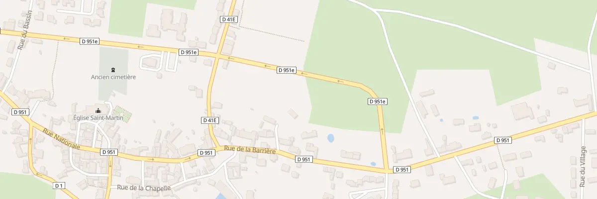 Plan du 11 Rue de la Barrière à Charenton-du-Cher