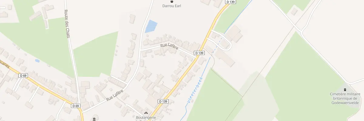 Plan du 351 Rue de Boeschepe à Godewaersvelde