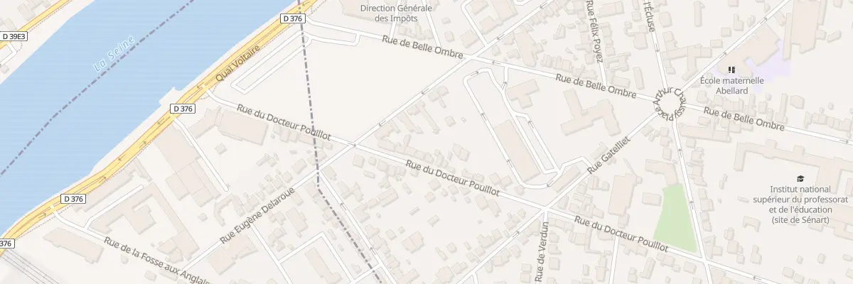 Plan du 76 Rue du Docteur Pouillot à Melun
