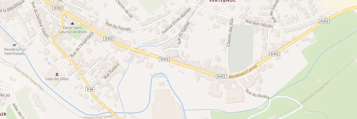 Plan du 155 Bd Carnot à Labastide-Rouairoux