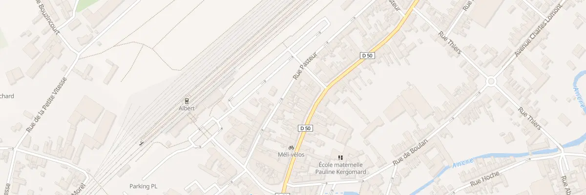 Plan du 38 Rue Pasteur à Albert