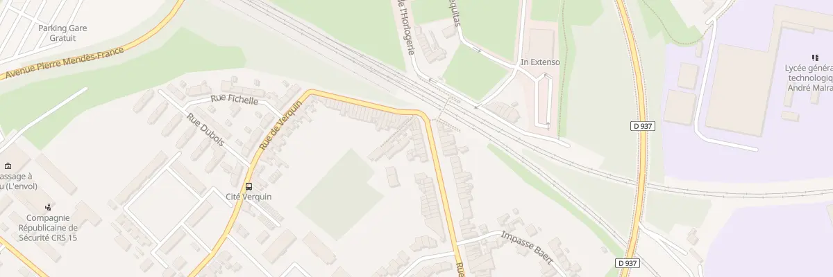 Plan du 1090 Rue Copernic à Béthune