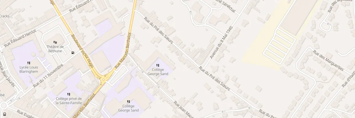 Plan du 166 Rue du Pré des Soeurs à Béthune