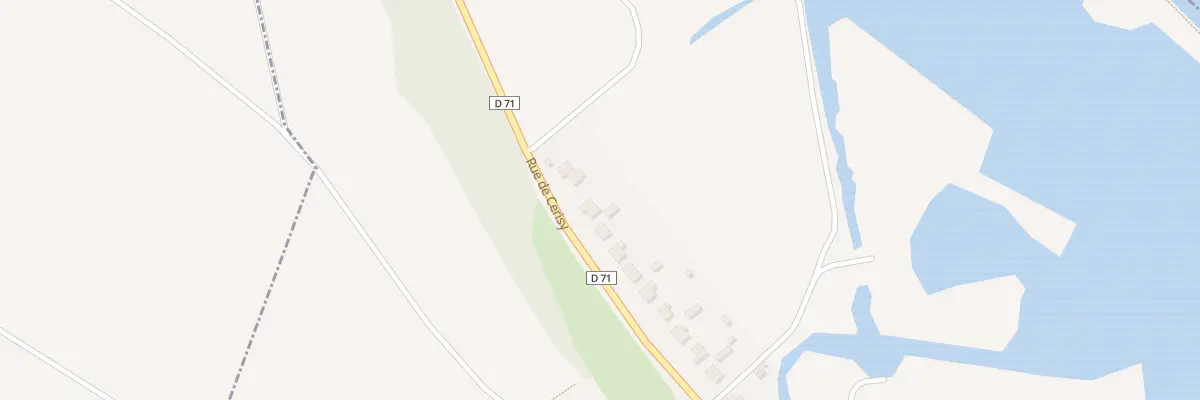 Plan du 42 Rue de Cerisy à Morcourt