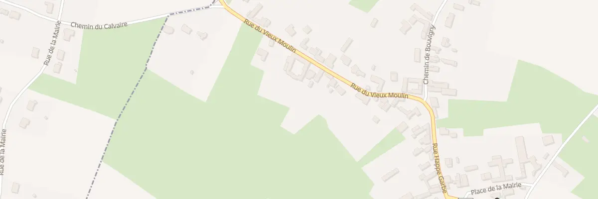 Plan du 13 Rue du Vieux Moulin à Gouy-Servins