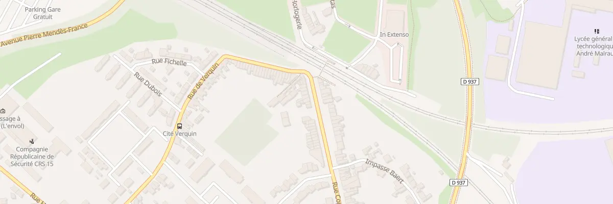 Plan du 1106 Rue Copernic à Béthune