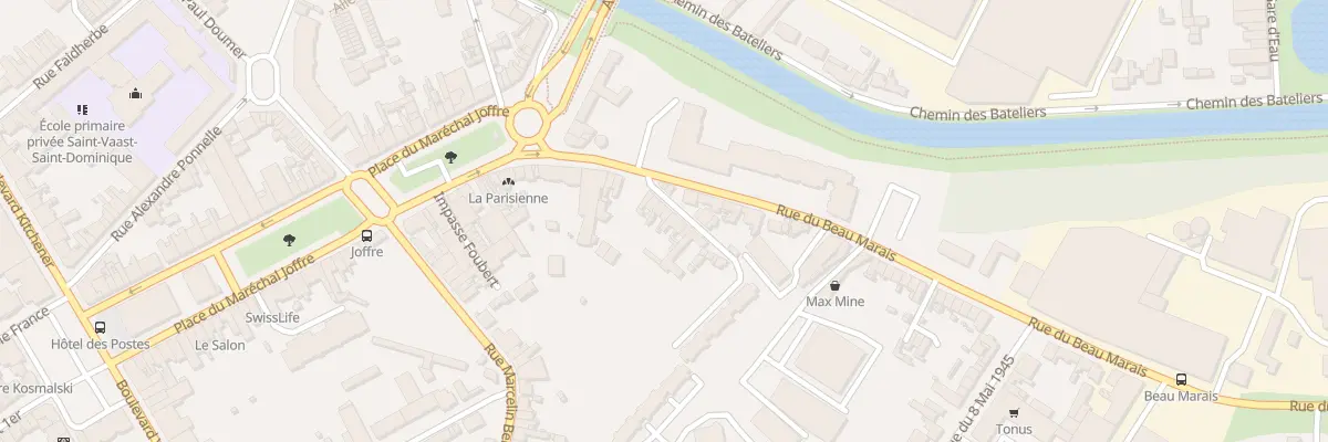 Plan du 20 Imp du Beau Marais à Béthune