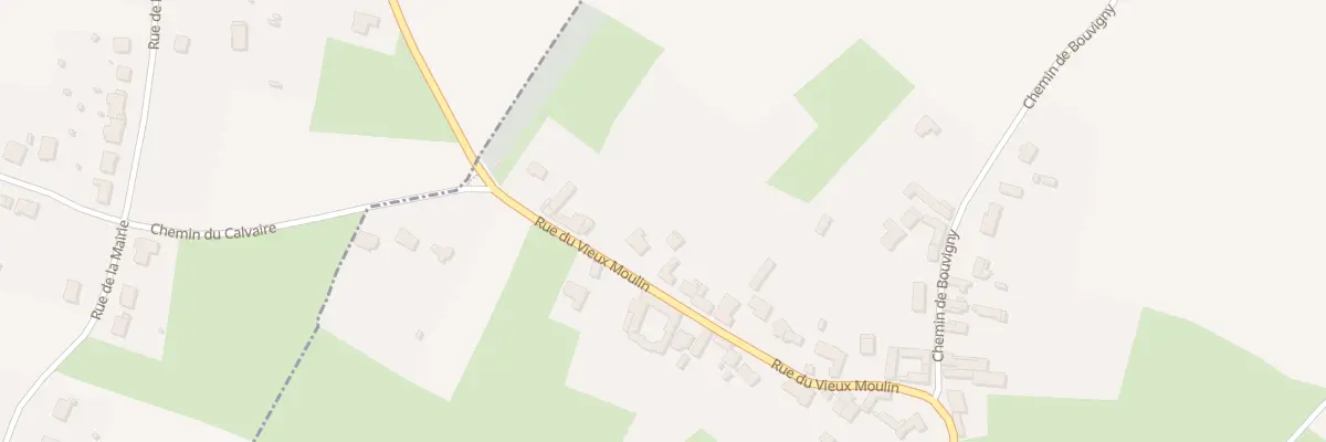 Plan du 14T Rue du Vieux Moulin à Gouy-Servins