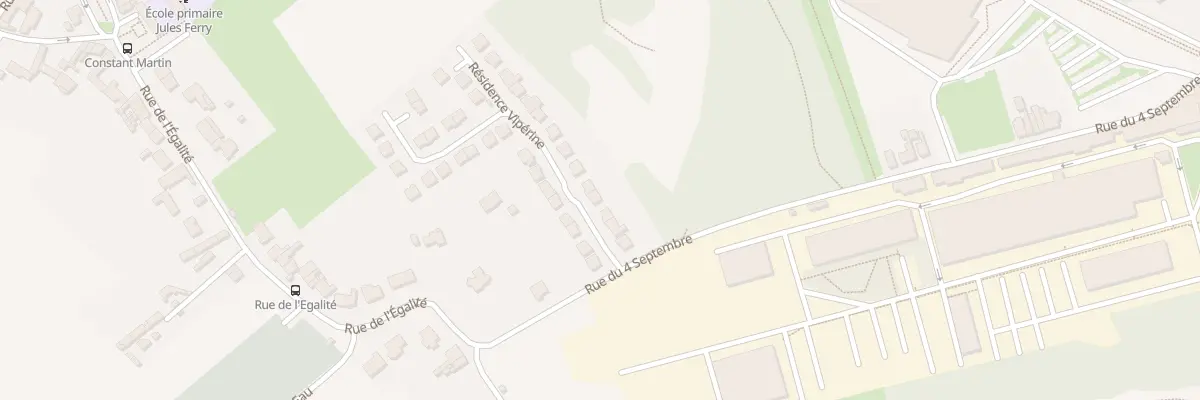 Plan du 8 Res Viperine à Verquin