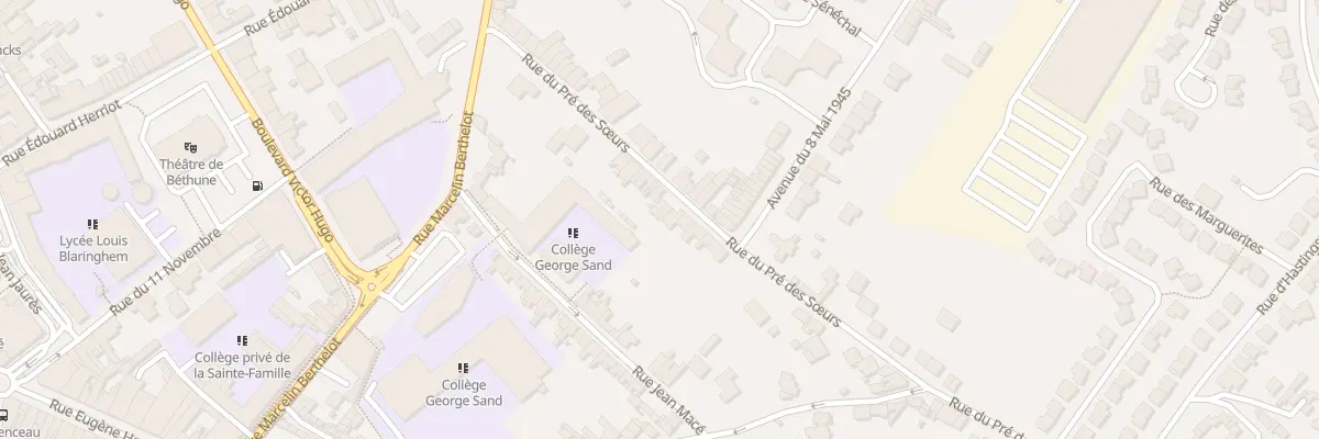 Plan du 176 Rue du Pré des Soeurs à Béthune