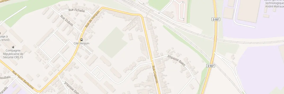 Plan du 1168 Rue Copernic à Béthune