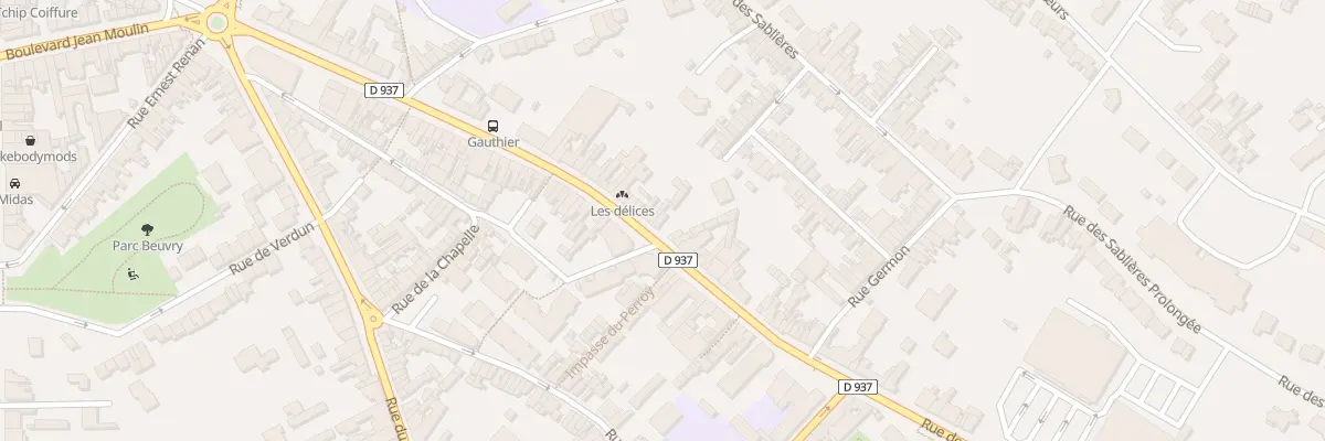 Plan du 329 Rue de Lille à Béthune