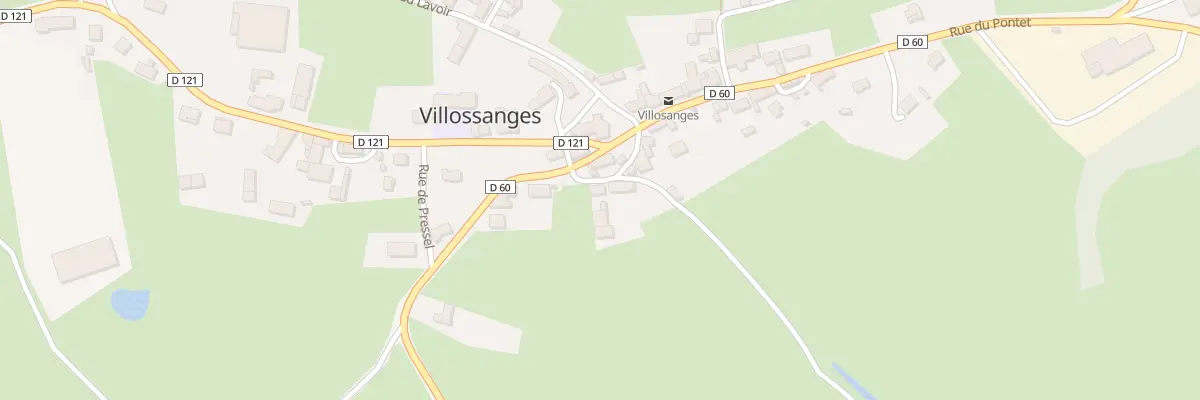 Plan du 9 Rue de Louche à Villossanges
