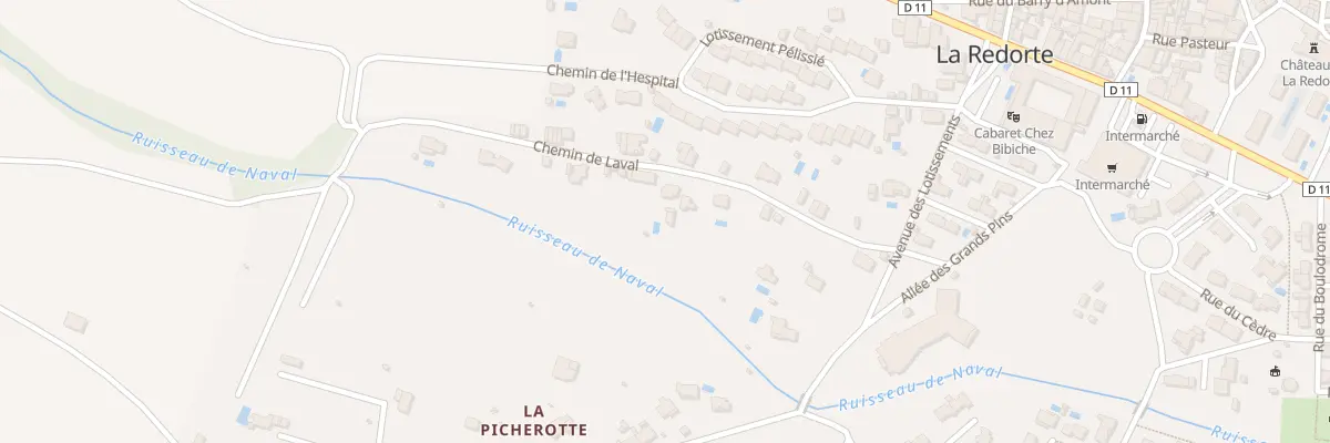 Plan du 14 Che de Laval à La Redorte