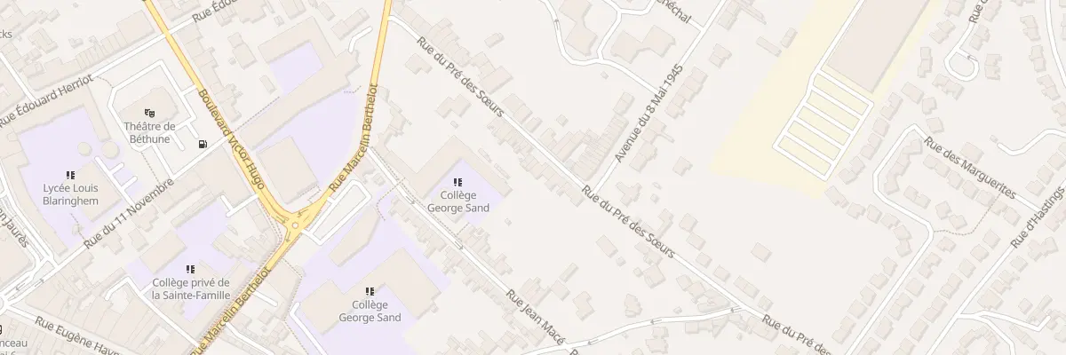 Plan du 184 Rue du Pré des Soeurs à Béthune