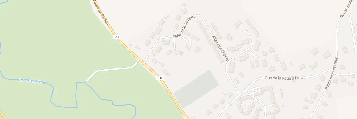 Plan du 8 All de la Sauldre à Vailly-sur-Sauldre