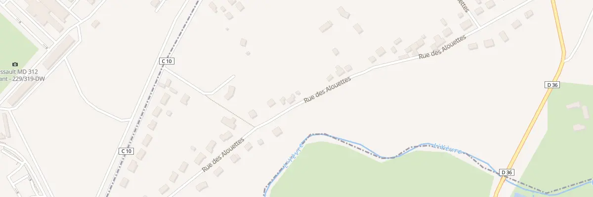 Plan du 34 Rue des Alouettes à Farges-en-Septaine