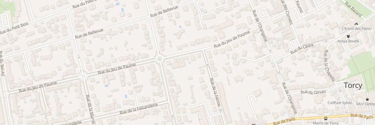 Plan du 21 Rue du Jeu de Paume à Torcy