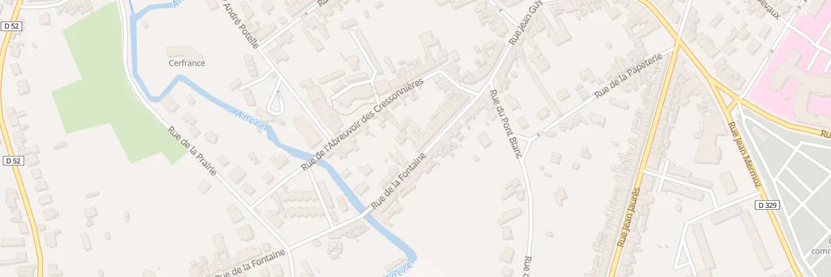 Plan du 26 Rue de la Fontaine à Albert