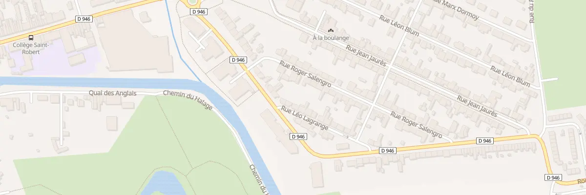 Plan du 3 Rue Leo Lagrange à Merville