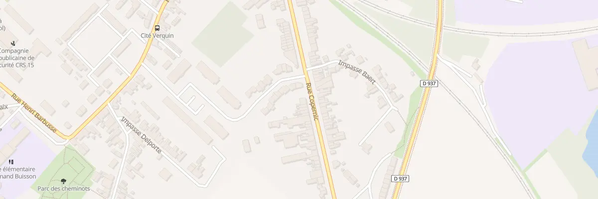 Plan du 1262 Rue Copernic à Béthune