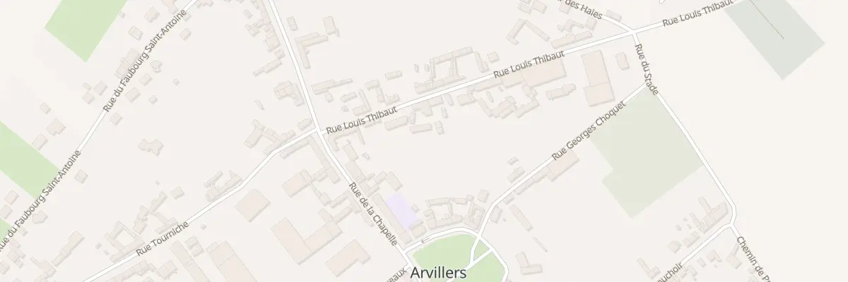 Plan du 10 Rue Louis Thibaut à Arvillers