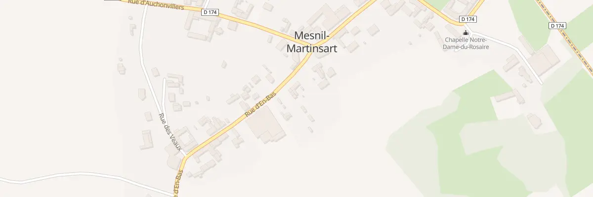 Plan du 9 Rue d’En Bas à Mesnil-Martinsart