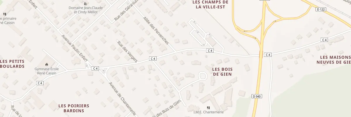 Plan du 44 Rue Jean Moulin à Gien