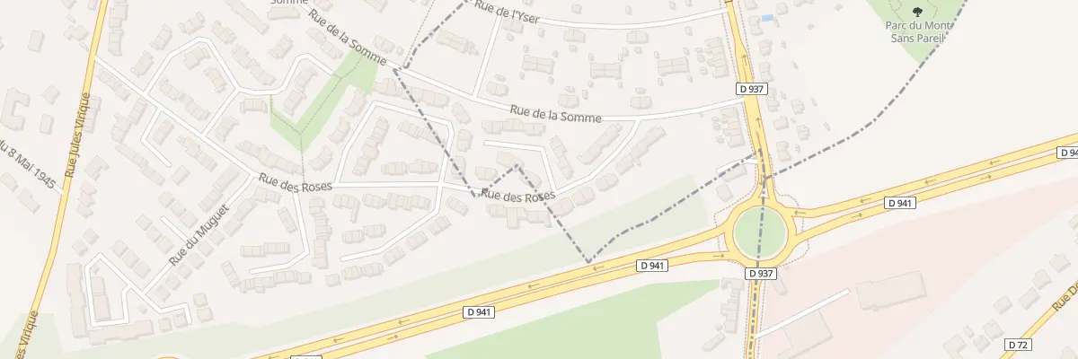 Plan du 43 Rue des Roses à Béthune