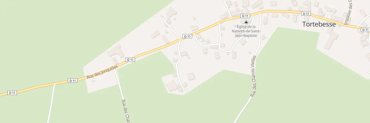 Plan du 9010 Bourg de Tortebesse à Tortebesse