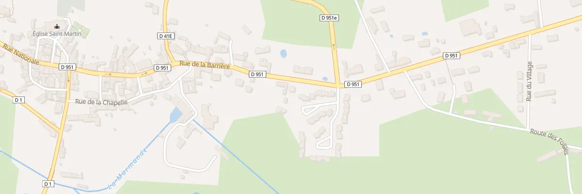 Plan du 14 Rue de la Barrière à Charenton-du-Cher
