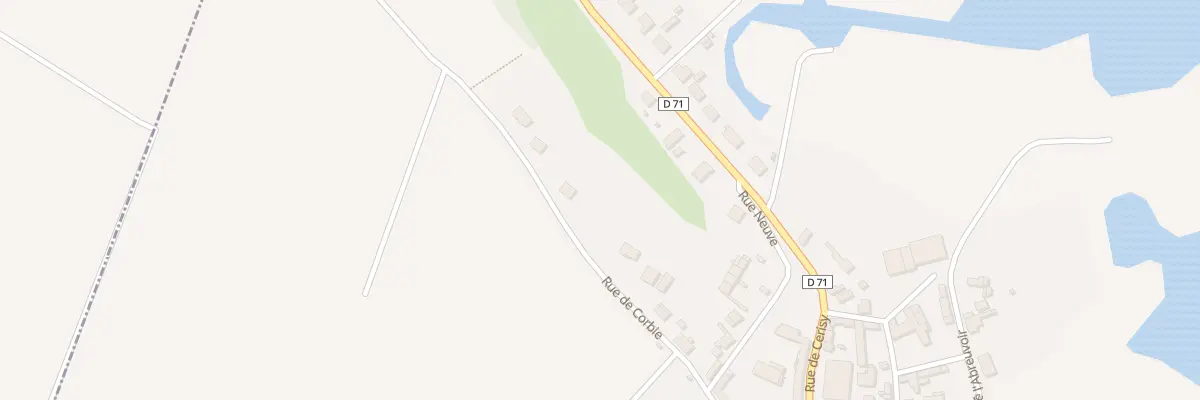 Plan du 14 Rue de Corbie à Morcourt