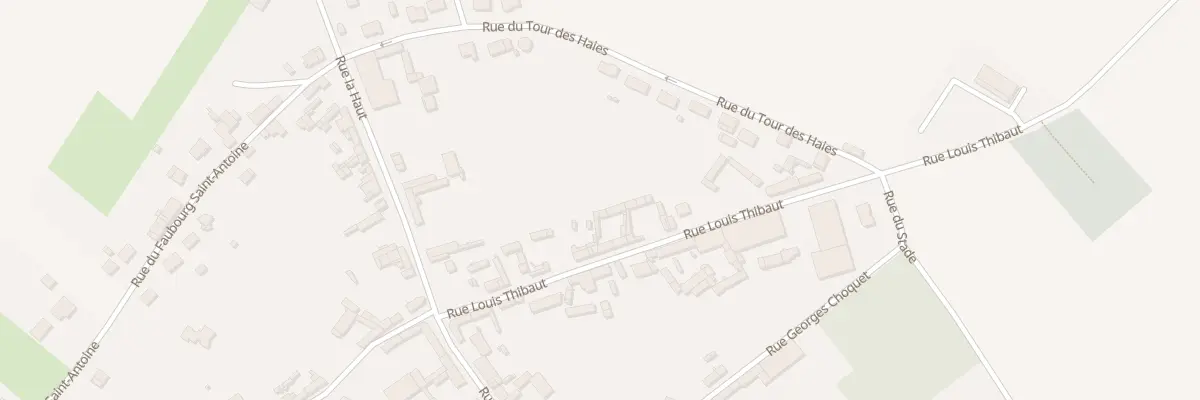 Plan du 13 Rue Louis Thibaut à Arvillers