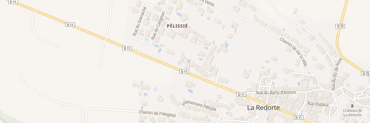 Plan du 61 Av du Minervois à La Redorte