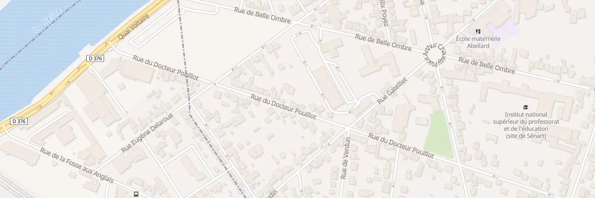 Plan du 68 Rue du Docteur Pouillot à Melun