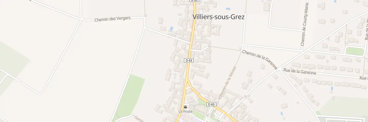 Plan du 36 Rue de l’Eglise à Villiers-sous-Grez