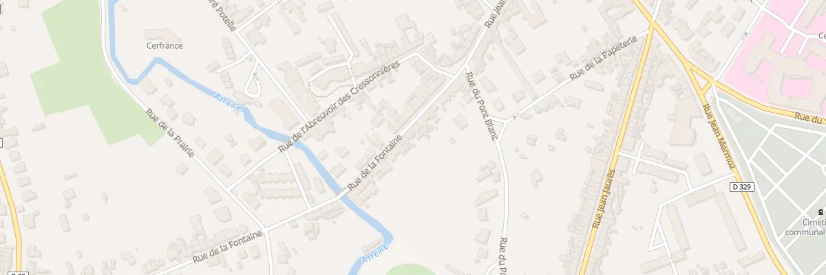 Plan du 31 Rue de la Fontaine à Albert