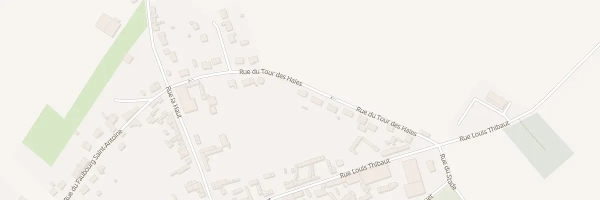 Plan du 6 Rue du Tour des Haies à Arvillers