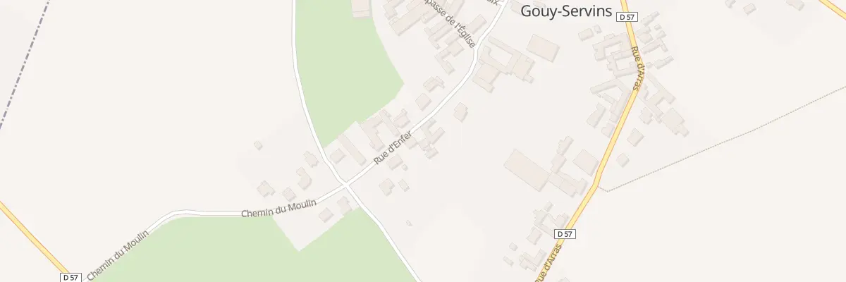 Plan du 11 Rue d’Enfer à Gouy-Servins