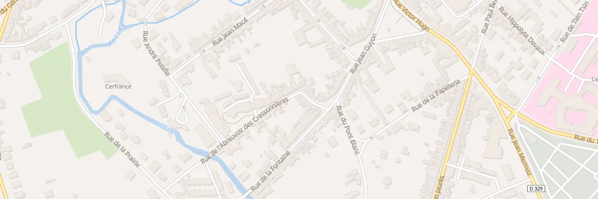Plan du 15 Rue de l’Abr des Cressonnieres à Albert